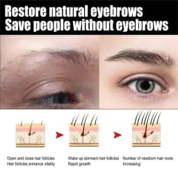 Eyebrows Growth Liquid Hair Fast Longer Fuller Thicker Usma Grass Serum Hair Loss Treatment Product Prevent Baldness Makeup New