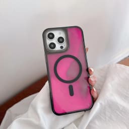 Night Light Liquid Quicksand Magnetic Case for IPhone 17 Air 16 E 15 14 13 Pro Max Plus 16E 17Pro Magsafe Mag Safe Phone Cover