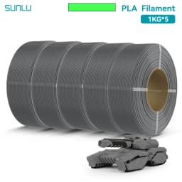 SUNLU 5KG PLA/PETG/ High Speed Matte PETG Filament 1.75mm 1KG Without Tray 3D Printer Filament for 3D Printer,Refll Filament