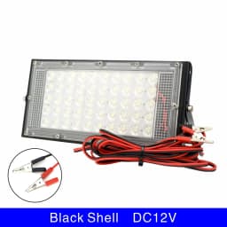 DC 12V-85V 50W Led Flood Light Outdoor Floodlight Spotlight 12v Volt Reflector Led Portable Security Light Connect with Battery