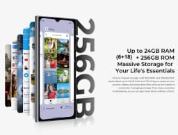 OUKITEL C62 Pro Smartphone Android 15, 6.88" HD+ Display Unisoc T615 Cell Phone, 24GB (6+18) + 256GB, 5150mAh Battery NFC Mobile