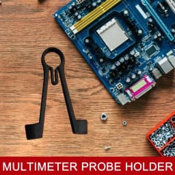 Ergonomic Meter Probes Clip Multimeter Probe Test Holder Clamping Tool Electrical Testing Power Supplies One Hand Repairing Tool
