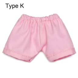 20CM Doll Clothes Stripes Short Sleeve T-shirt Small Pants Doll Outfit Playing House Changing Dressing Game DIY Doll Accessories