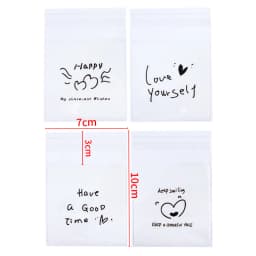 50pcs Opp Plastic Bag Self Adhesive Ocean Mermaid Transparent Plastic Bags Beads Jewelry Storage Packaging Gift Bag Card Holder