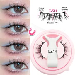 YSDO 1Pair Glue-free Magnetic Eyelashes Natural 3D Mink Eyelashes 2025 New Reusable Sensitive Eye Friendly Magnet Eyelash Kit