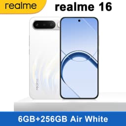 realme 16 5g Smartphone 50MP Camera 6550Mah Titan Battery MediaTek Dimensity 6400 Turbo Chip 6.57' 120Hz AMOLED Display 45W Fast Charge Ip69 2026 New Europe Version Mobile Phone