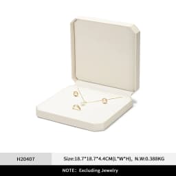 Oirlv Wedding Ring Box Leather Jewelry Box Earring Bracelet Necklace Box Gift Jewelry Organizer Ring Box for Engagement Proposal