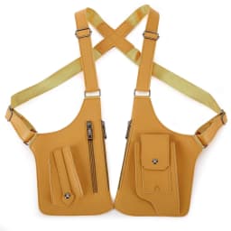 Men's Multi-Functional Vest Bag Double Shoulder Invisible Outdoor Tactical Backpack Anti-Theft Underarm New Model Chest Bag