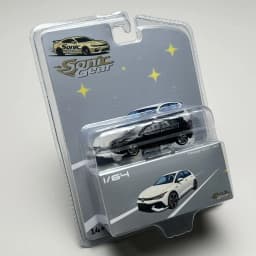 [In Stock] Sonic Gear 1/64 Mazda RX7 AE86 Golf GTI Honda JAZZ alloy car model, ideal for holiday gifts and collection pieces.