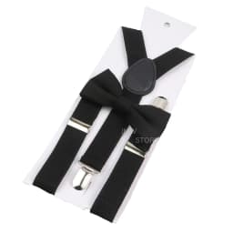 Adjustable Elastic Leather Suspenders Bowtie Set Men Women Sage Green Braces Straps For Wedding Y-Back Shirt Accessories Gift