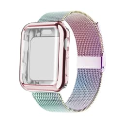 Case+Strap For Apple Watch band 45mm 41mm Mlianese Loop 42mm 38mm 44mm 40mm correa pulseira bracelet iwatch series 5 4 3 SE 6 7