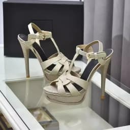 Designer Platform Super High Heels Sandals Women Summer New Open Toe Buckle Ankle Strap Stiletto Wedding Party Shoes