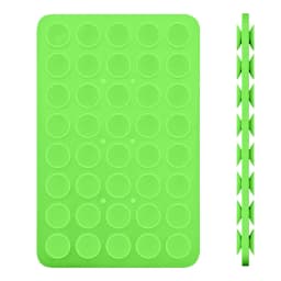 Multi-Functional Phone Case Backed Silicone Suction Pad Holder Double Side Suction Cup Bracket Fixture Desk Car Stand For iPhone