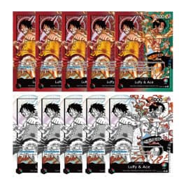 Diy One Piece One Piece Card Game Start Deck EX Luffy & Ace ST-30-001 ENGLISH MONKEY D LUFFY PORTGAS D ACE COLLECTION CARD