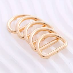 10pcs Metal D Ring Strong Webbing Dee Ring Buckle for Bag Strap Belt Purse DIY Bag Accessories