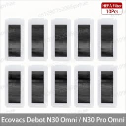 Ecovacs Debot N30 Omni / N30 Pro Omni Robot Vacuum Replacement Part Accessory Main Side Brush Hepa Filter Mop Dust Bag