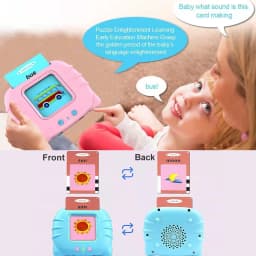 Alphabet Talking Flash Cards Educational Learning Interactive Memory Card Machine French Russian Italian Speech Toys For Kids