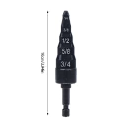 5In1 Air Conditioner Copper Pipe Expander Swaging Drill Bit Set Swage Tube Expander Soft Copper Tubing Tools