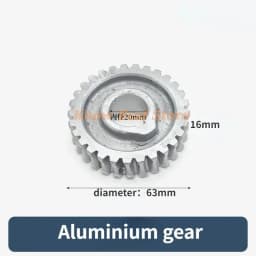 1PCS Lawn Mower Gear Electric Gear Case Gear Worm Gear Small Mini Gear for 4-Stroke Saw Lithium Electric Saw Accessories 63mm