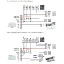 5YOA Magnetic Lock Electronic Door Lock Electric Gate Opener Suction Holding Force Electromagnetic For Access Control System