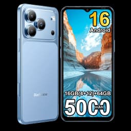 Blackview WAVE 7C Smartphone 6.56'' HD+IPS 5000mAh Battery 16GB(4+12)+64GB Unisoc Cell Phone 32MP+13MP 4G Android 16 Dual SIM