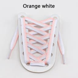 Metallic Shiny Gold Silver Shoelace Glitter White Shoelaces 1.2cm Width Shoe Laces Colorful Bright Silk Casual Laces for Sneaker