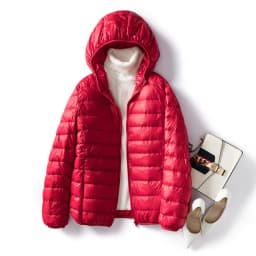 Light Down Jacket Women Inner Cloth Autumn Winter Slim Short Stand hooded Warm White Duck Down Coat Women Outerwear Plus Size