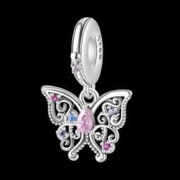 925 Silver DIY Beads Romantic Classical Series Guardian Flower Pendant Fit pand 3mm Original Bracelet For Women Jewelry Gift New