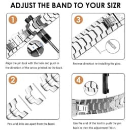 22mm Bracelet For Huawei Watch Ultimate 2 GT6pro GT6 46mm Metal Strap For Garmin Forerunner 970 46mm Approach S50 Band Accessory