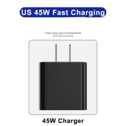 PD 45W Charger Fast Charging Phone Adapter For Samsung Galaxy S24 S23 S22 S25 Ultra A54 A15 A35 A55 5G Charger USB Type C Cable