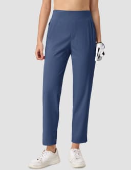 TACVASEN Golf Pants Womens UPF 50+ Lightweight Stretch High Waisted Pants Quick Dry Casual Work Trousers Travel Athletic Pants