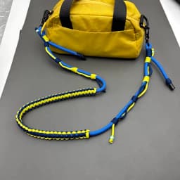Bag Strap Multifunction Adjustable Hand Woven Paracord Crossbody Strap Outdoor Travel Camping Camera Phone Lanyard Accessories