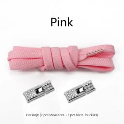 Elastic Laces Sneakers Diamond Cross Locks Shoelaces Without ties Kids Adult 8MM Width No Tie Shoe laces Rubber Bands Shoelace