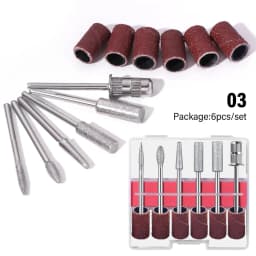 LINMANDA 6 In 1 Electric Nail Drills Kit Remove Polisher Manicure Portable Nail File Nail Drill Equipment Pen Tools Machine