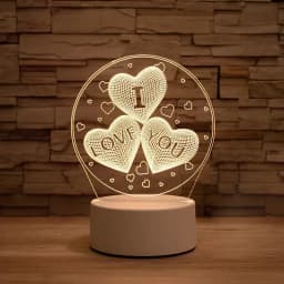 3D Lamp Acrylic USB LED Night Lights Neon Sign Lamp Xmas Christmas Decorations for Home Bedroom Birthday Decor Wedding Gifts