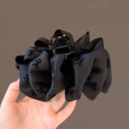 Women Elegant Three Layers Large Chiffon Bow Hair Claw Sweet Hair Decorate Headband Hair Claw Clip Fashion Hair Accessories