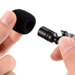 3.5mm Mini Portable Lavalier Microphone For PC Laptop Type C Lapel Clip-on Microphone For Smart Phone USB Professional Micro Mic