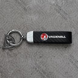 For Vauxhall Logo Meriva Vectra VXR Astra Insignia GTC Vivaro Junior Car Carbon Fiber Leather Car KeyChain Custom Key Rings Gift