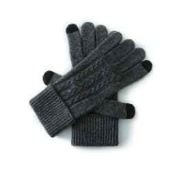 Winter High-Quality 100% Real Cashmere Touch Screen Gloves Women Soft Warm Stretch Knit Mittens Full Finger Guantes Female