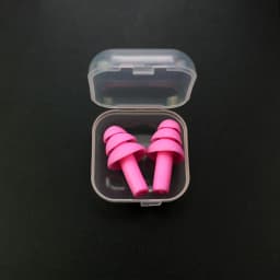 JCD 5Pairs Silicone Ear Plugs Sound Insulation Waterproof Swimming Earplugs Anti-noise Sleeping Plug For Travel Noise Reduction