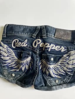 New Retro Double-sided Flashing Rhinestone Shorts for Women Y2K Harajuku Mini Denim Shorts Gothic Sexy Slim Low-waisted Shorts