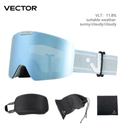 VECTOR Brand Ski Goggles Children Snowboard Goggles Glasses for Skiing UV400 Protection Skiing Snow Glasses Anti-Fog Ski Mask