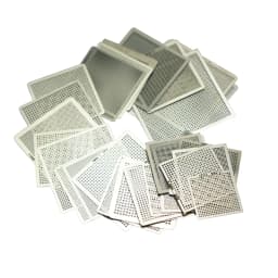 27 Pcs/Set Stencil Direct Heat BGA Universal Stencils 0.25, 0.3, 0.35, 0.4, 0.45, 0.5, 0.55, 0.6, 0.65, 0.76mm