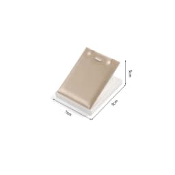 PU Leather Jewelry Store Display Case Ring Earring Bracelet Organizer Tray Pendant Necklace Chain Holder Neckform Stand Showcase