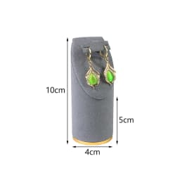 Cylindrical Jewelry Display Props Necklace Pendant Display Stand Rings Earring Storage Rack Store Counter Jewelry Organizer