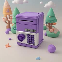 Mini smart password piggy bank ATM children's creativity can only enter but not exit piggy bank toys holiday gifts