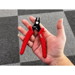 Milwaukee 48-22-6105 Mini Flush Cutters Spring Assisted Precision Wire Cutters For Electrical Work