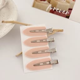 2-4Pcs/lot Pink Blue Color No Bend Seamless Hair Clips Side Fix Fringe Barrette Makeup Washing Face Hair Accessories For Women