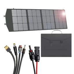 2000W Foldable Solar Panel, 12V Portable High-Efficiency Charger for RV, Camping, Off-Grid & Emergency Power Supply
