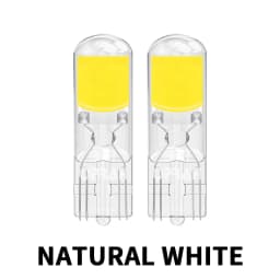 2X T10 W5W 194 T15 W16W LED Bulbs Reading Lights COB Auto Brake Lamp Glass Sapphire Drive-free Dome Light Amber 12V White 6000K